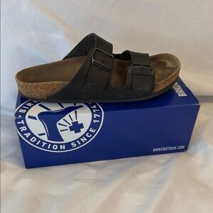 Birkenstock Men's Black Arizona Style Sandals